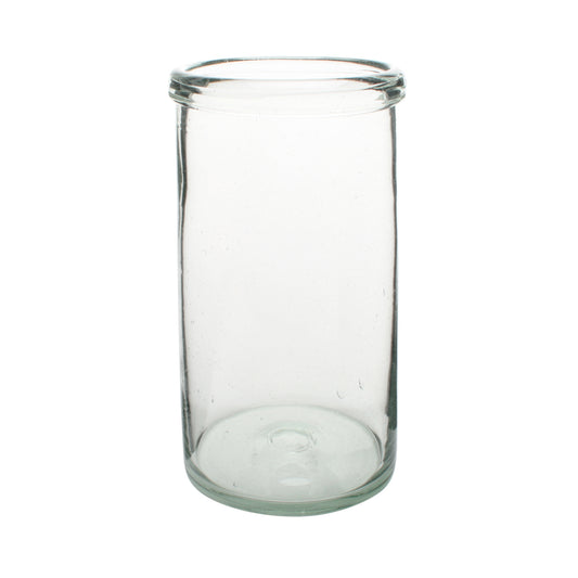Recycled Glass Large Cylinder Vase