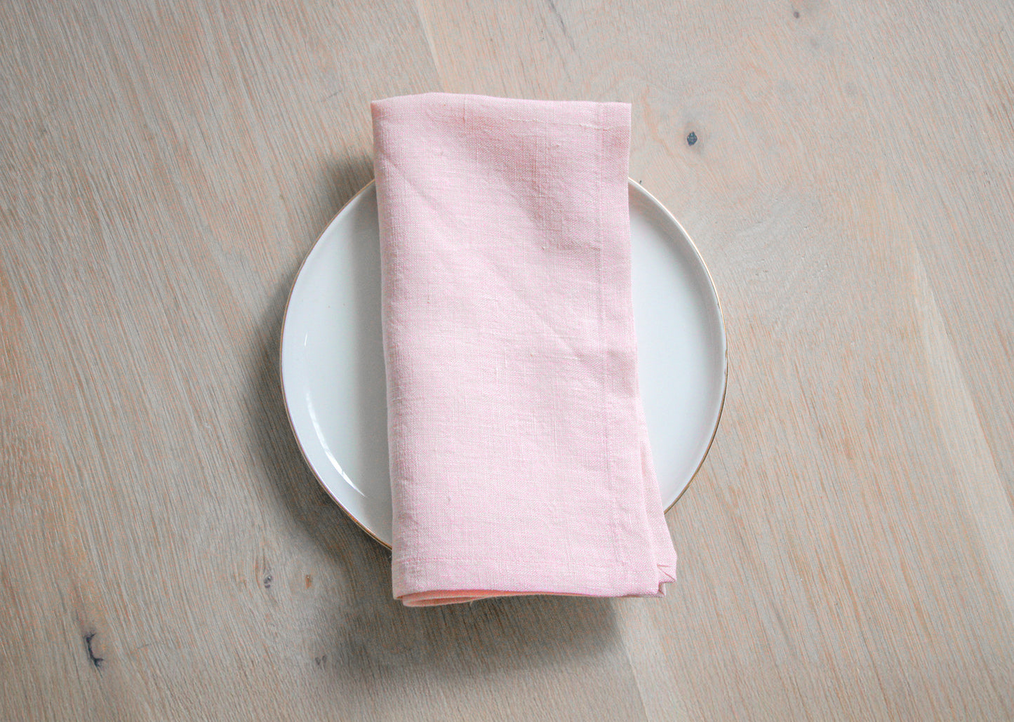 Canvas Home Classic Pink Linen Napkin, Set of 4