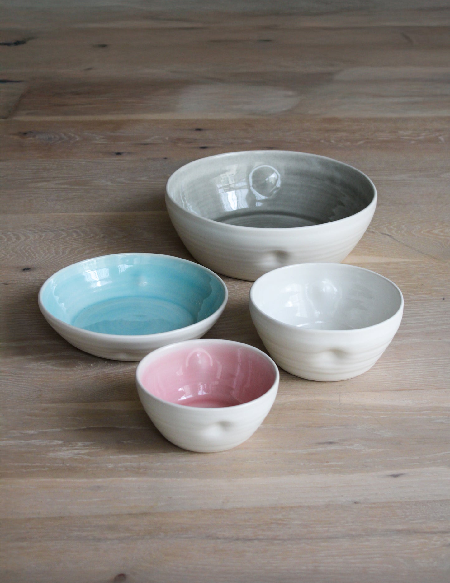 Pinch Pasta Bowl in Aqua - Set of 4