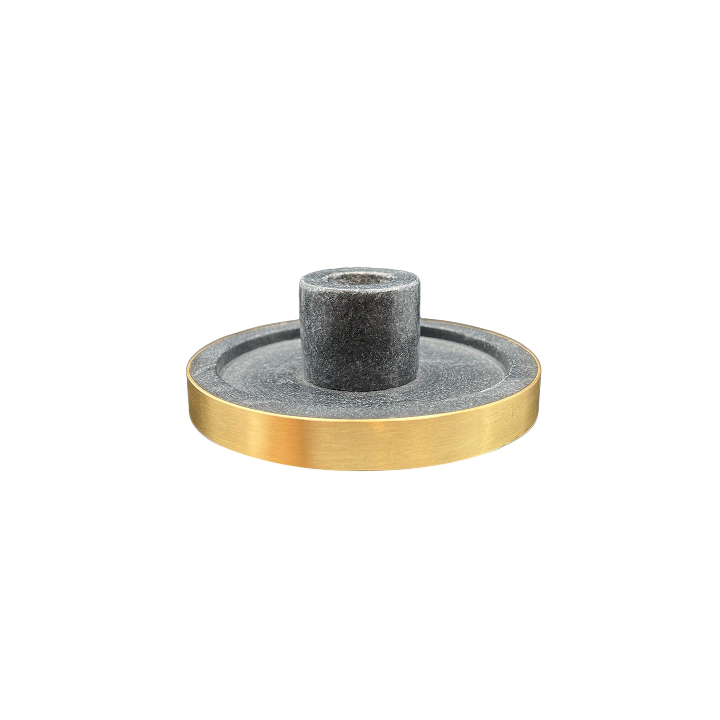 Verona Black Marble Candlestick