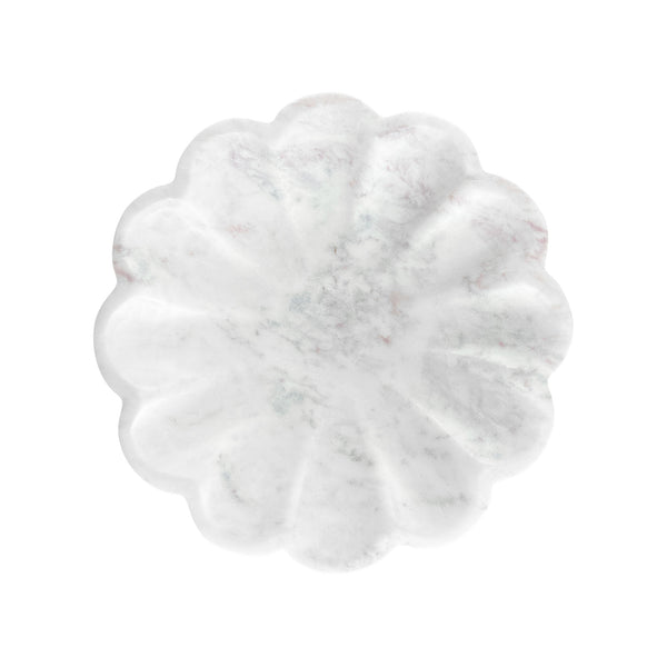 Verona White Marble Medium Flora Nesting Bowl