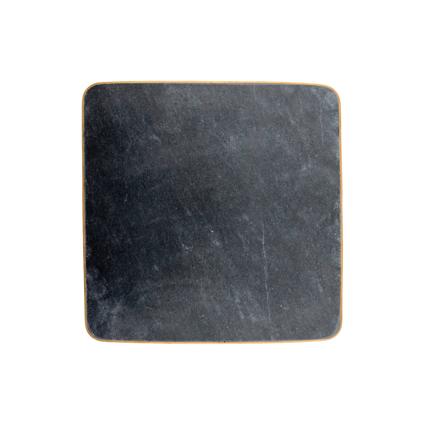 Verona Black Marble Square Charger