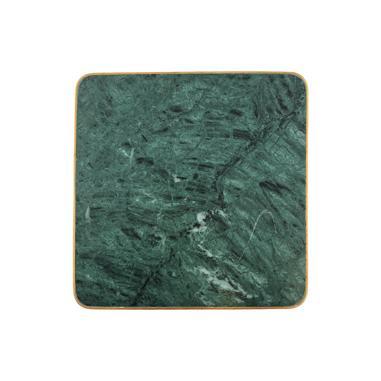 Verona Green Marble Square Charger