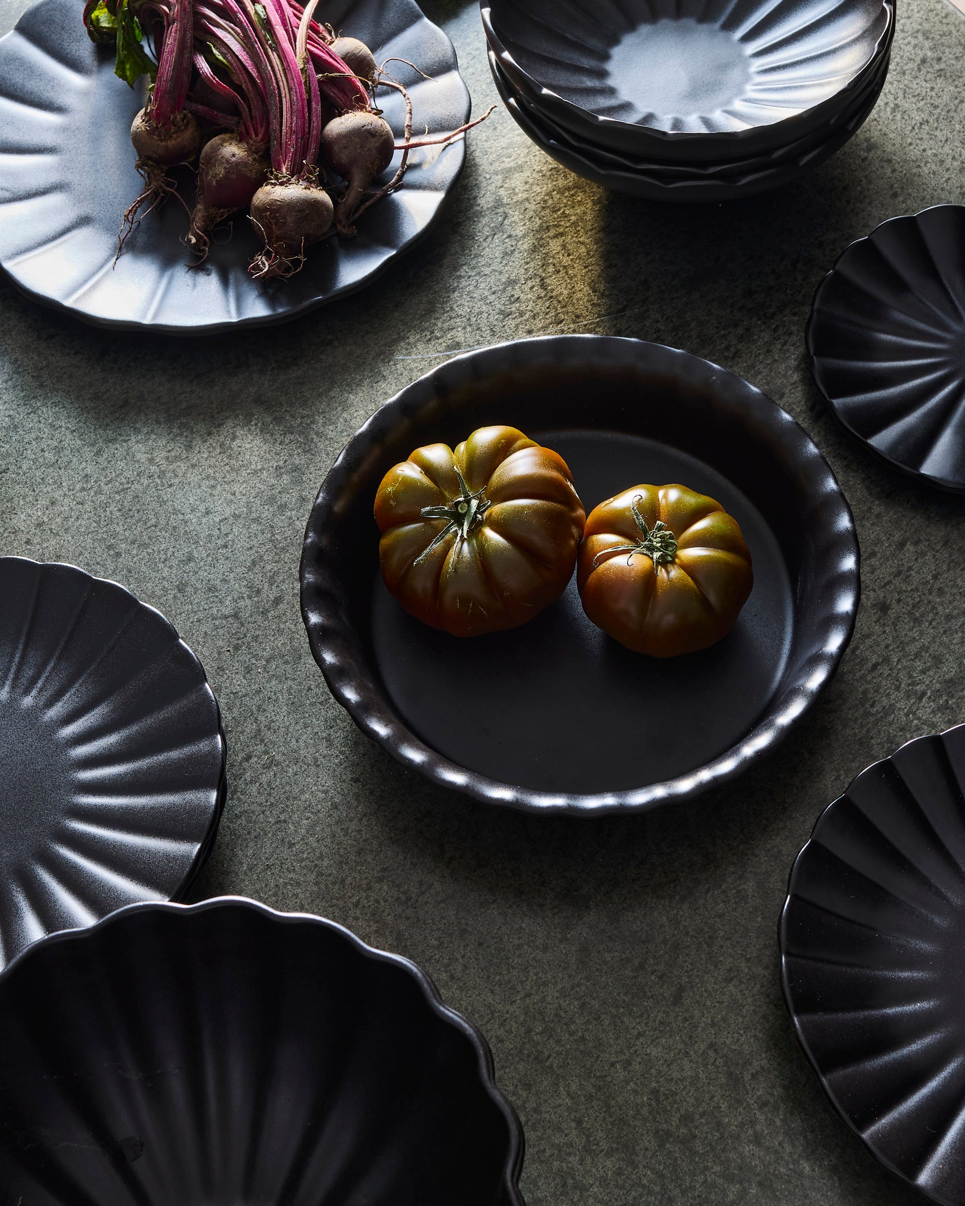 Lafayette Noir Stoneware Cereal Bowl, Set of 4 Canvas Home Black, Bowls, Cereal Bowl, Ellen DeGeneres, Lafayette, Lafayette Noir, Noir, Portugal