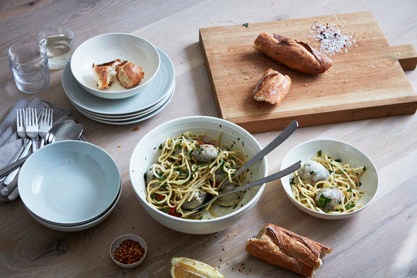 Daniel Smith Pasta Bowl - Set of 4 - Smoke