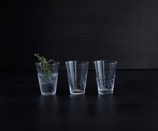 Sienna Etched Stemless Wine Glassware Set Canvas Home Barware, Clear, Etched, Etched Floral, Etched Foliage, Etched Glass, Etched Glassware, Etched Stemless Wine, Glass, Glassware, Red Wine, Red Wine Glass, Sienna, Stemless, Stemless Wine, White Wine, White Wine Glass, Wine