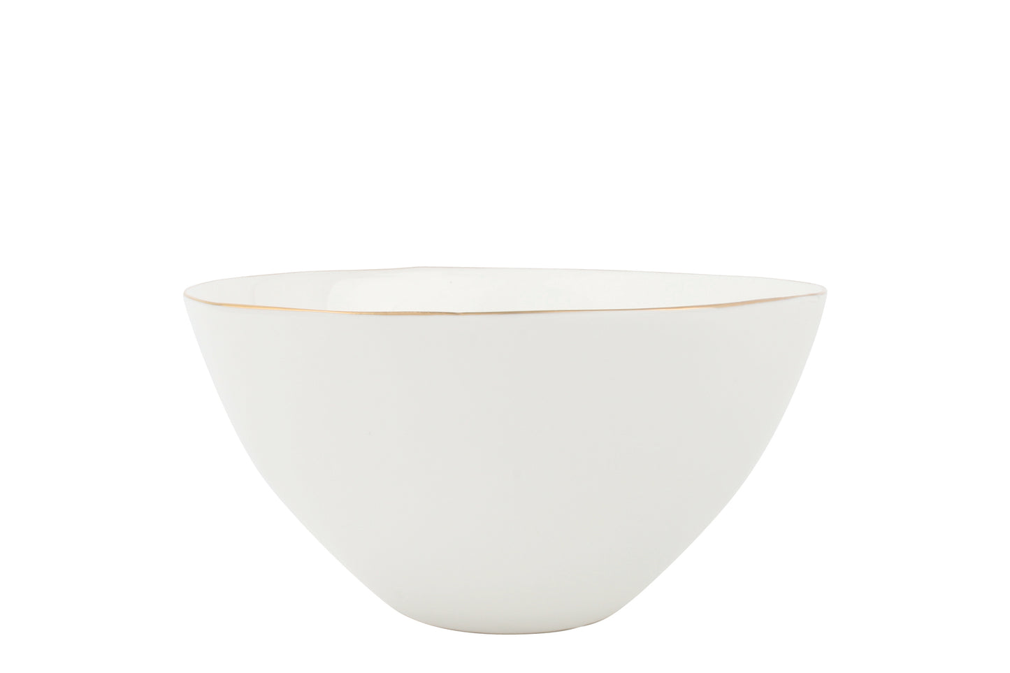 Abbesses Gold Rim Porcelain 4 Piece Dinnerware Set, Service For 1 Canvas Home 4 Piece Dinnerware Set, Abbesses, Abbesses Collection, Abbesses Gold Rim, Casual Dinnerware, Colored Rim Dinnerware, Dinnerware Set, Gold, Porcelain, Porcelain Dinnerware, Service For 1, White, White & Gold