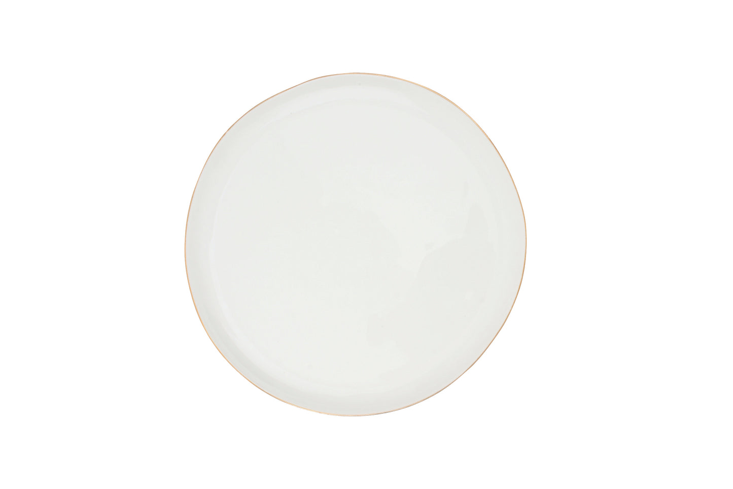 Abbesses Gold Rim Porcelain 4 Piece Dinnerware Set, Service For 1 Canvas Home 4 Piece Dinnerware Set, Abbesses, Abbesses Collection, Abbesses Gold Rim, Casual Dinnerware, Colored Rim Dinnerware, Dinnerware Set, Gold, Porcelain, Porcelain Dinnerware, Service For 1, White, White & Gold