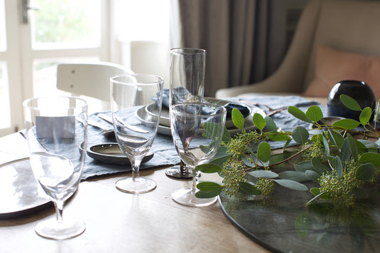 Amwell White Wine Stemware Set Canvas Home Amwell, Barware, Clear, Glass, Glassware, Stemmed Glass, Stemware, White Wine, White Wine Glass, White Wine Glassware, White Wine Stem, White Wine Stemware, Wine, Wine Glass, Wine Glassware