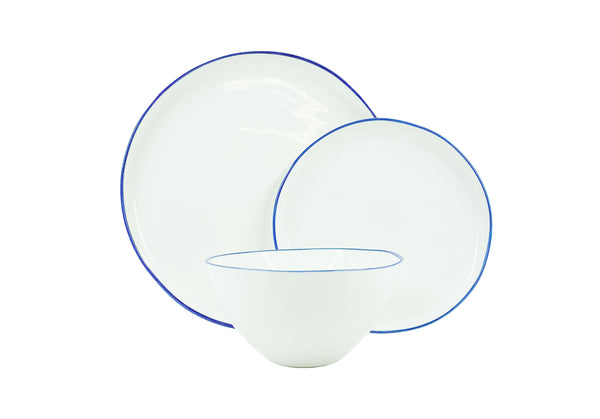 Abbesses 3-piece place setting - Blue
