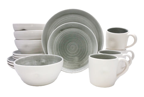 Pinch 16-piece place setting - Grey