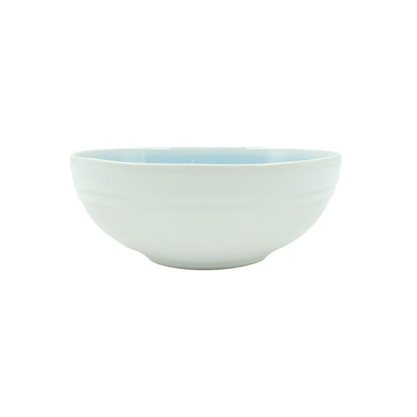 Lines 4-piece place setting - White/Blue