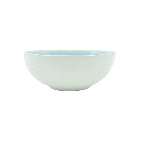 Lines Cereal Bowl - White/Blue - Set of 4