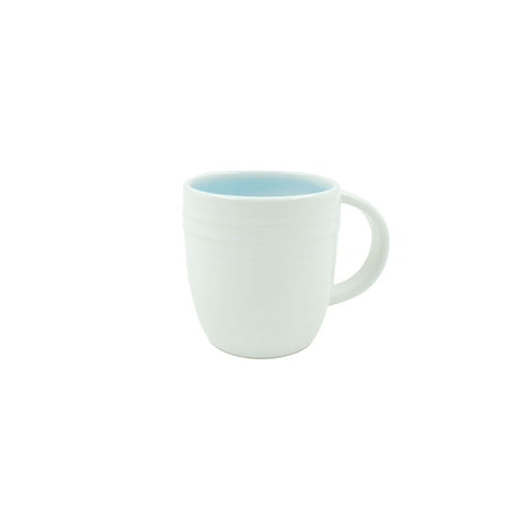 Lines Mug - White/Blue - Set of 4