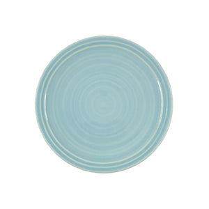 Lines Salad Plate - White/Blue - Set of 4