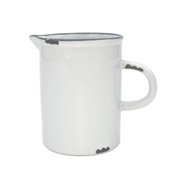Tinware 7-Piece Prep Set- White w/ Slate Rim