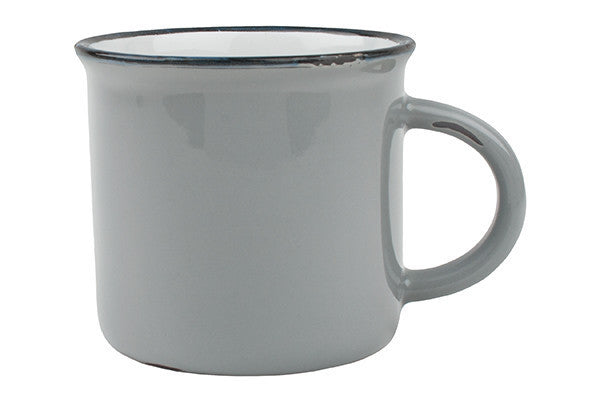 Tinware Mug in Light Grey - Canvas Home