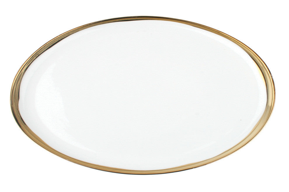 Dauville Platters with Gold Rim - Small - Canvas Home
