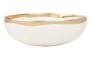 Dauville Serving Bowl in Gold - Canvas Home