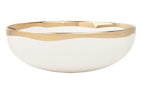 Dauville Serving Bowl in Gold - Canvas Home