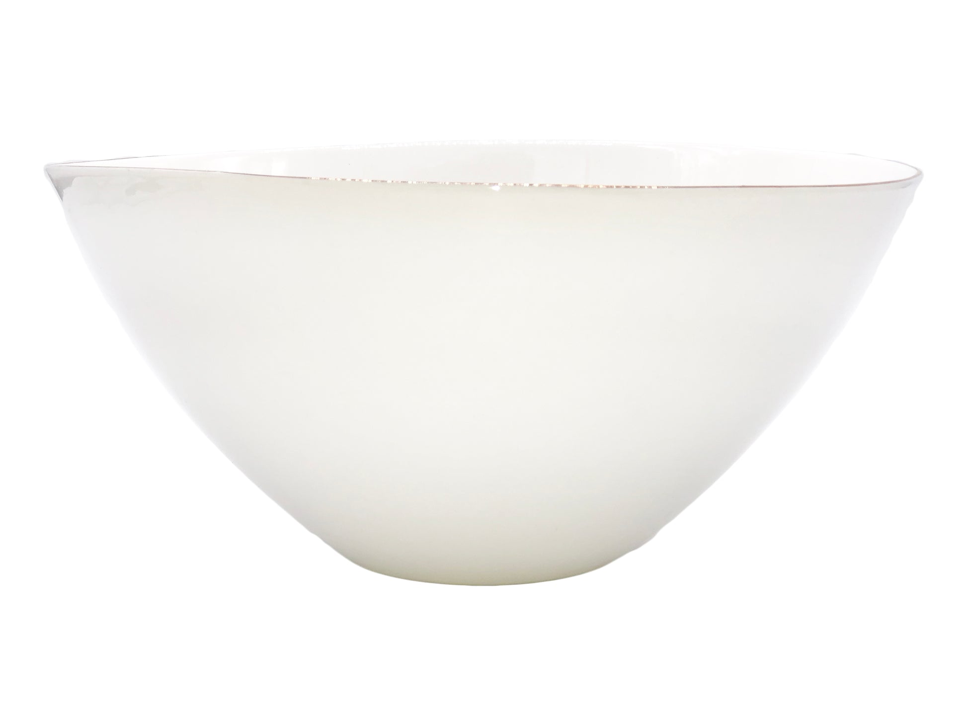Abbesses Gold Rim Porcelain Serving Bowl, Set of 2 Canvas Home Abbesses, Abbesses Collection, Abbesses Gold Rim, Colored Rim, Gold, Gold Rim, Porcelain, Salad Bowl, Serving, Serving Bowl, Serving Bowls, Set of 2, White, White & Gold