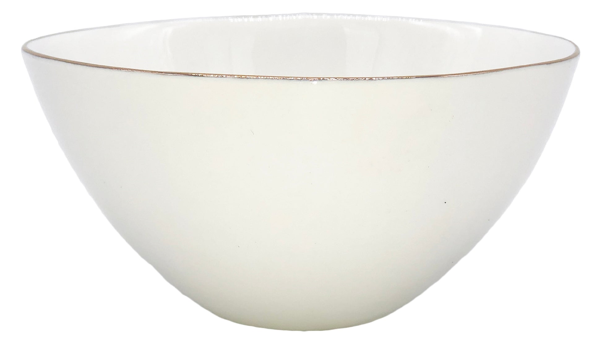 Abbesses Gold Rim Porcelain Small Bowl, Set of 4 Canvas Home Abbesses, Abbesses Bowl, Abbesses Collection, Abbesses Gold Rim, Appetizer Bowl, Bowls, Colored Rim, Colored Rim Dinnerware, Dessert Bowl, Dip Bowl, Gold, Gold Rim, Porcelain, Porcelain Dinnerware, Prep Bowl, Rice Bowl, White, White & Gold