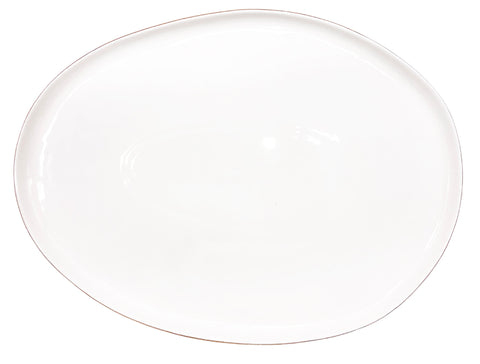 Abbesses Small Platter Gold Rim