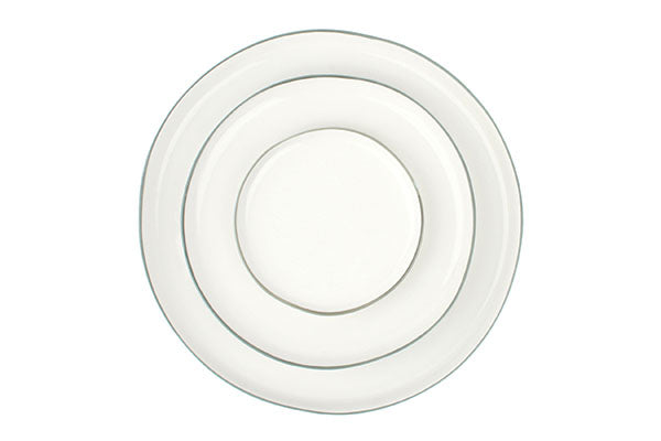 Abbesses Large Plate Grey Rim - Set of 4