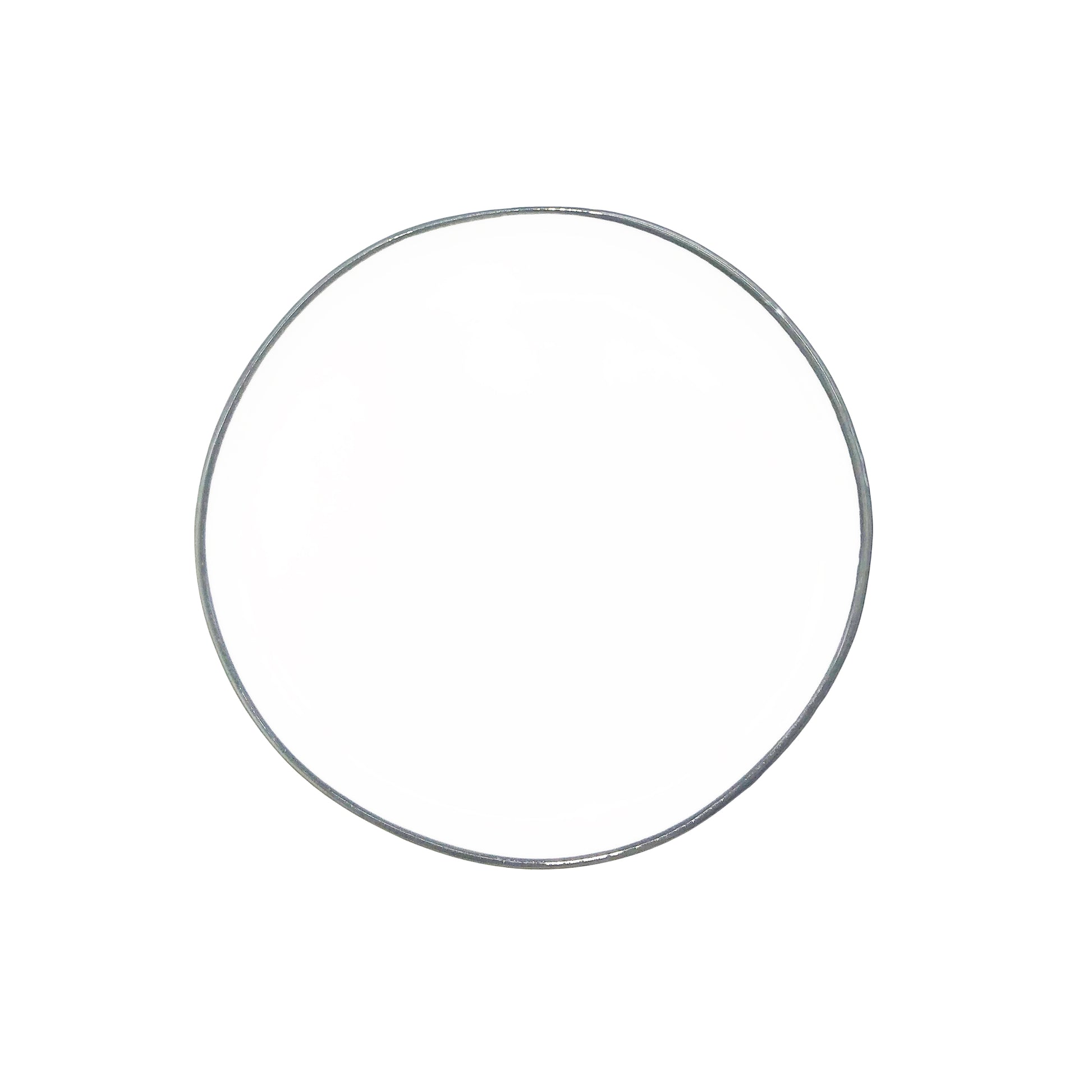 Abbesses Grey Rim Porcelain Tidbit Plate, Set of 4 Canvas Home Abbesses, Abbesses Collection, Abbesses Grey Rim, Abbesses Tidbit Plate, Abbesses Tidbit Plate Set, Casual Dinnerware, Colored Rim, Colored Rim Dinnerware, Grey, Grey Rim, Plates, Porcelain, Porcelain Dinnerware, Set of 4, Tidbit Plate, White, White & Grey