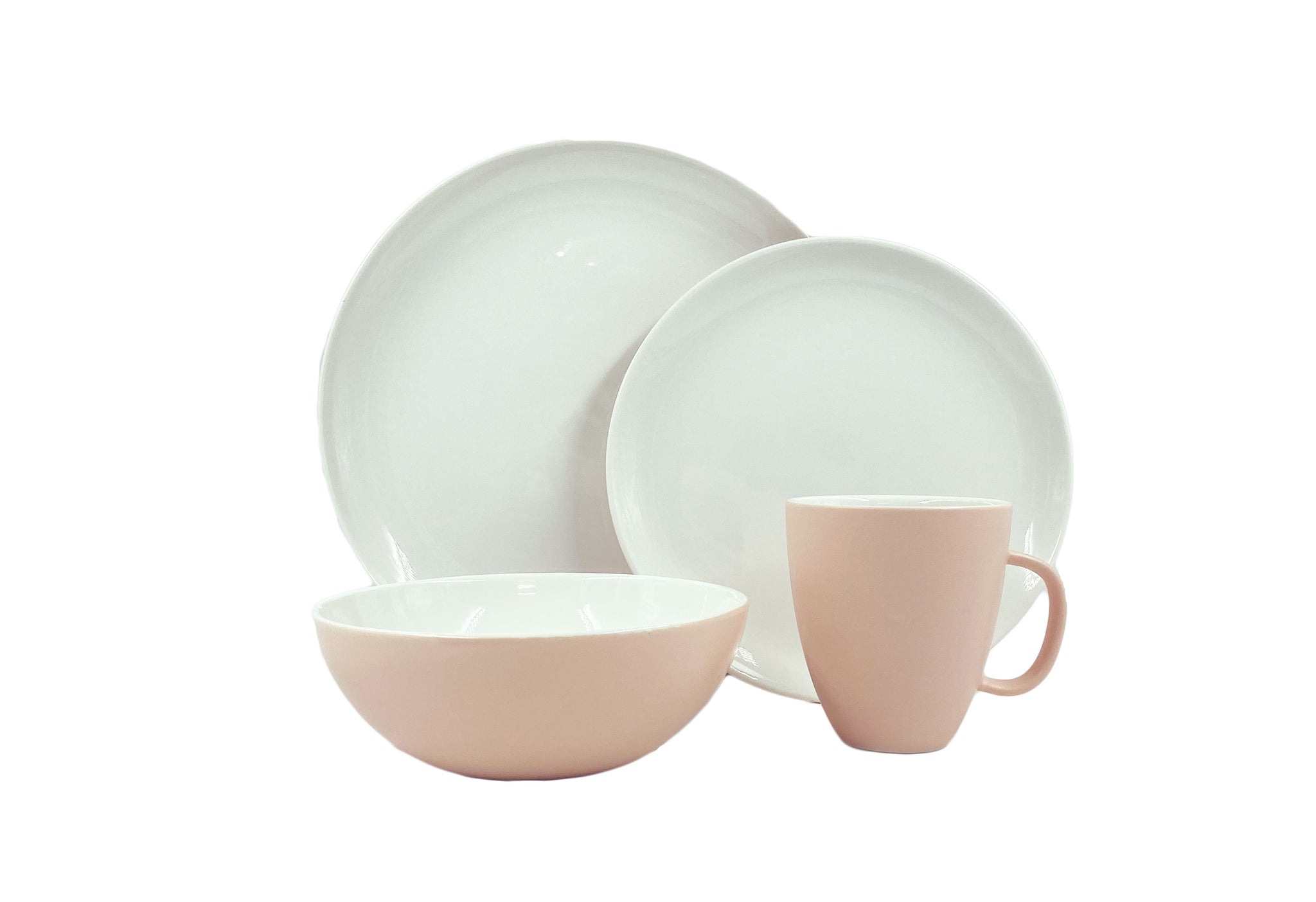Procida 4-piece place setting - Pink