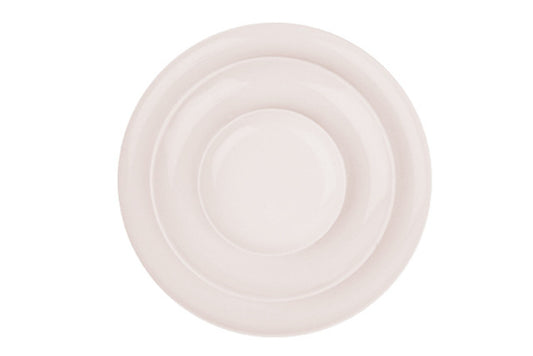 Shell Bisque Soft Pink Porcelain Tidbit Plate, Set of 4 Canvas Home Casual Dinnerware, Pink, Plates, Porcelain, Porcelain Dinnerware, Set of 4, Shell Bisque, Shell Bisque Collection, Shell Bisque Tidbit Plate, Shell Bisque Tidbit Plate Set, Soft Pink, Tidbit Plate