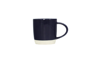 Shell Bisque Mug Indigo - Set of 4