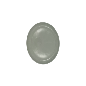 Shell Bisque Medium Oval Plate- Grey- Set of 4