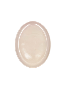 Shell Bisque Medium Oval Plate- Soft Pink- Set of 4