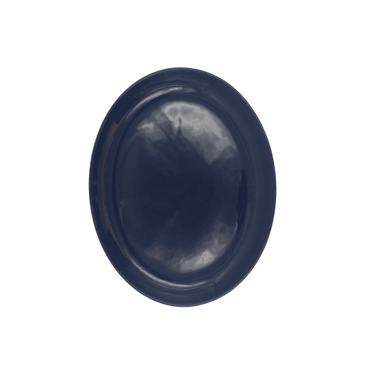 Shell Bisque Indigo Porcelain Oval Serving Platter, Set of 2 Canvas Home Blue, Casual Dinnerware, Platter, Porcelain, Porcelain Dinnerware, Serving, Serving Platter, Serving Trays + Platters, Set of 2, Shell Bisque, Shell Bisque Collection, Shell Bisque Indigo, Shell Bisque Platter, Shell Bisque Serving Platter