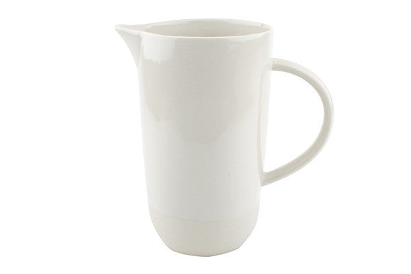 Shell Bisque Pitcher White - Canvas Home