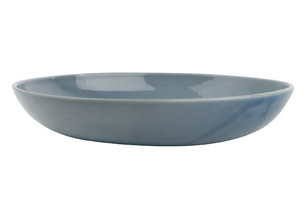 Shell Bisque Pasta Bowl Blue - Canvas Home