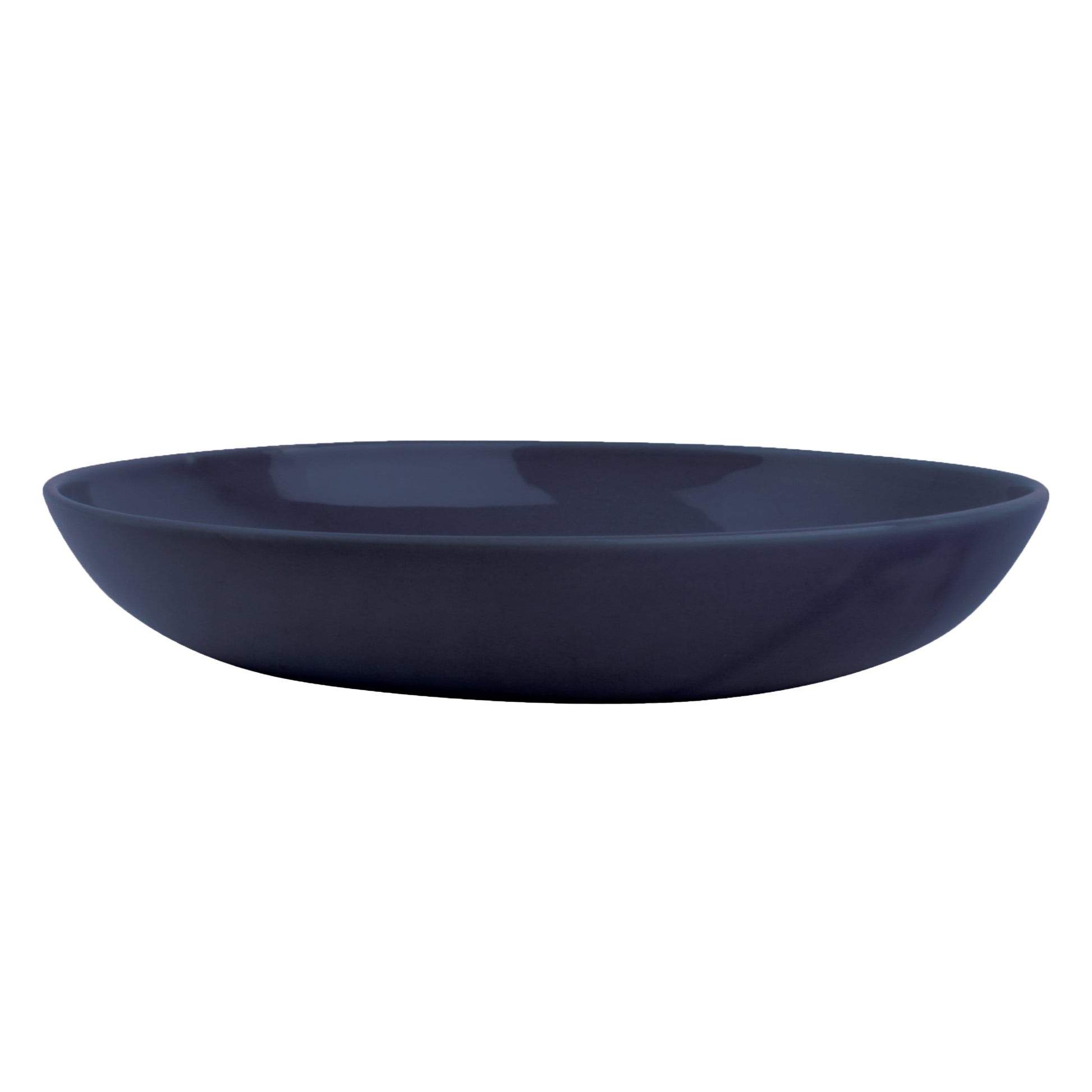 Shell Bisque Indigo Porcelain Pasta Bowl, Set of 4 Canvas Home Blue, Bowls, Casual Dinnerware, contemporary dinnerware, Pasta, Set of 4, Shell Bisque, Shell Bisque Collection, Shell Bisque Indigo, Shell Bisque Pasta Bowl, Shell Bisque Pasta Bowl Set