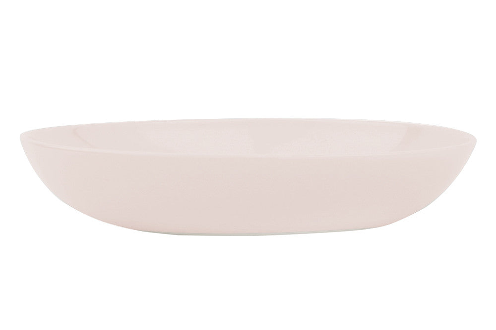 Shell Bisque Pasta Bowl Soft Pink
