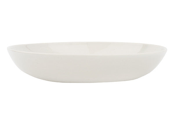 Shell Bisque Pasta Bowl White - Canvas Home