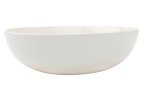 Shell Bisque Round Serving Bowl White - Canvas Home
