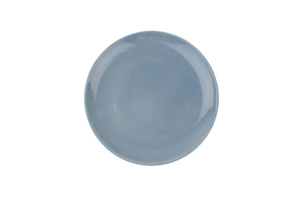 Shell Bisque Salad Plate Blue - Canvas Home