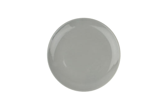 Shell Bisque Grey Porcelain Salad Plate, Set of 4 Canvas Home Casual Dinnerware, Grey, Plates, Porcelain, Porcelain Dinnerware, Salad Plate, Set of 4, Shell Bisque, Shell Bisque Collection, Shell Bisque Grey, Shell Bisque Salad Plate, Shell Bisque Salad Plate Set