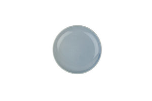 Shell Bisque Tidbit Plate Blue - Canvas Home