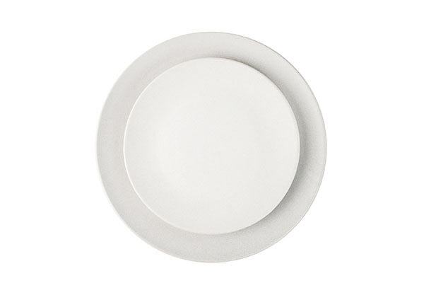 Pinch Dinner Plate in White - Set of 4