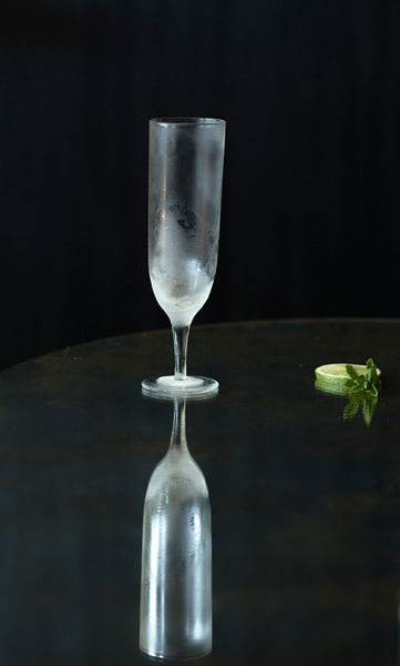Amwell Champagne Glass in Clear- Set of 4