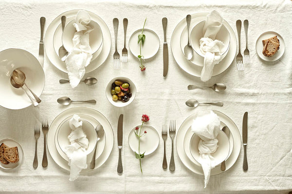 Abbesses 16-piece place setting - Grey