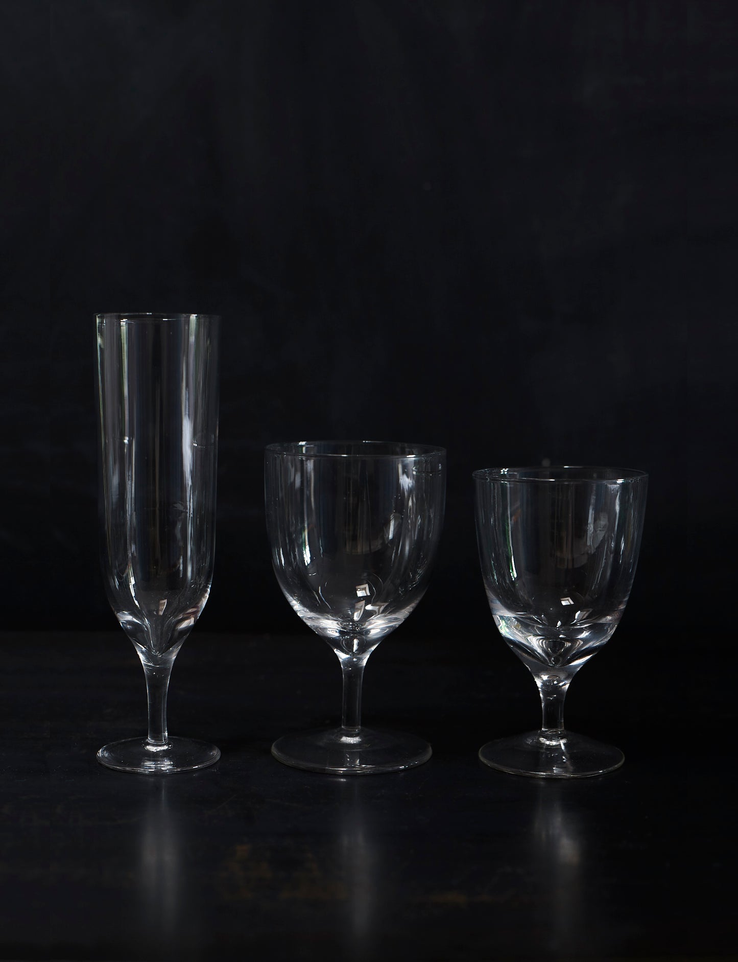 Amwell Water Stemware Set Canvas Home Amwell, Barware, Clear, Glass, Glassware, Set of 4, Stemmed Glass, Stemware, Water Glass, Water Glassware, Water Stemware