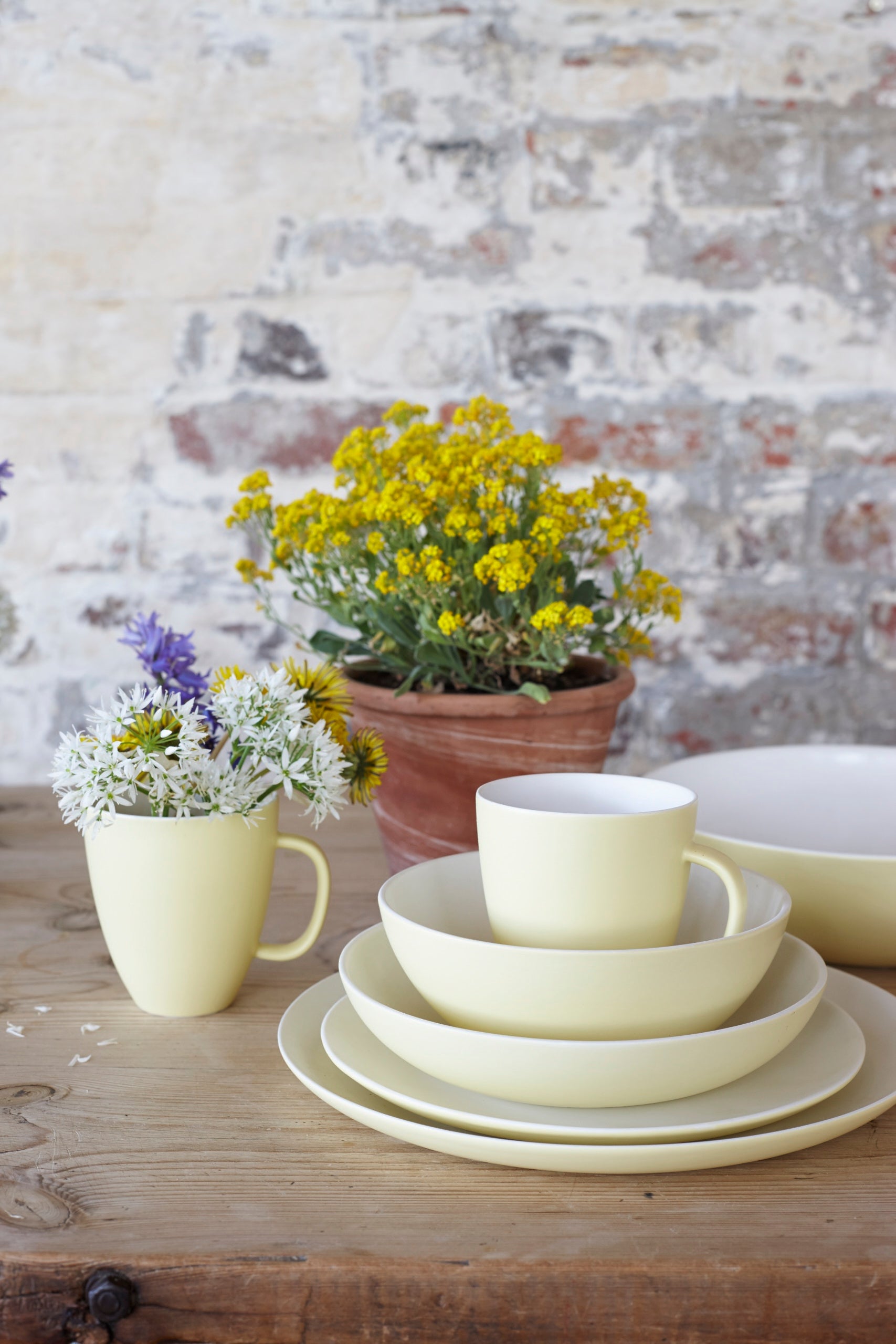 Procida 4-piece place setting - Yellow Canvas Home Procida