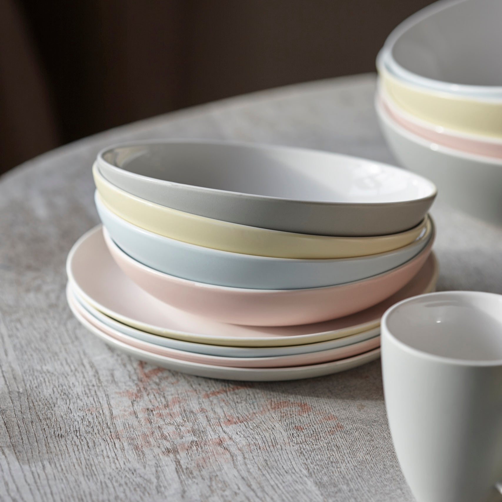 Procida 4-piece place setting - Grey Canvas Home Procida